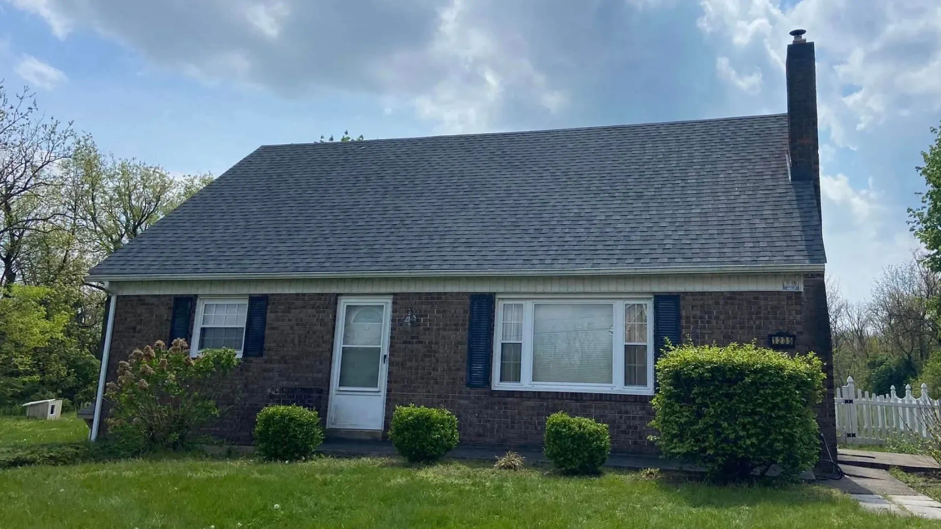 newly installed asphalt roofing